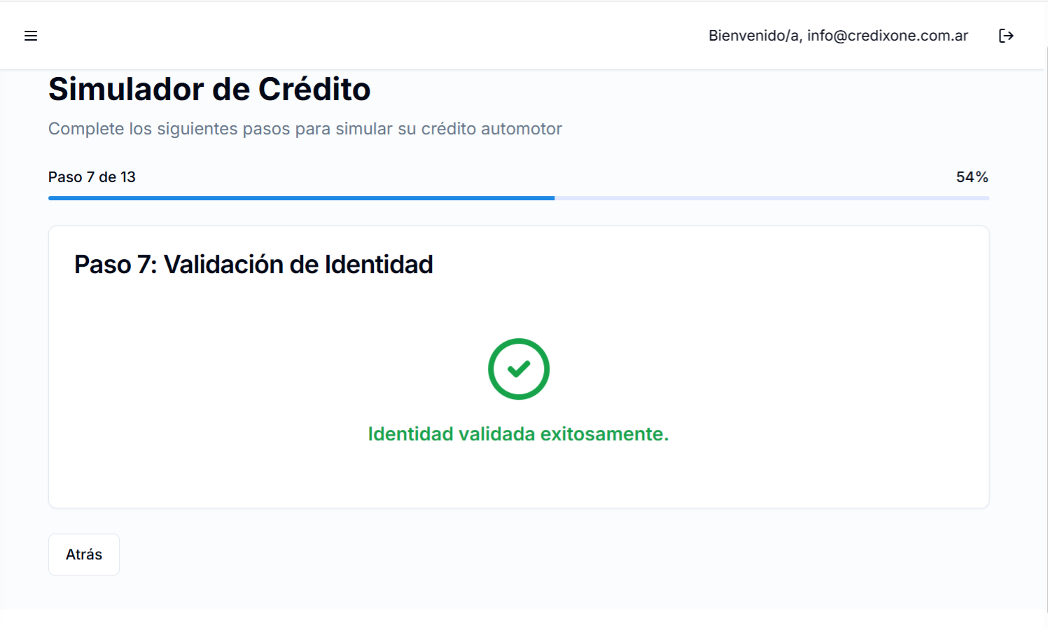 Validación de identidad
